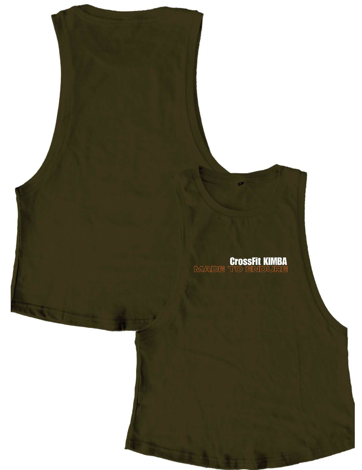 Ladies Muscle Tank Tops - Made to endure - Crossfit Kimba - AMRAP