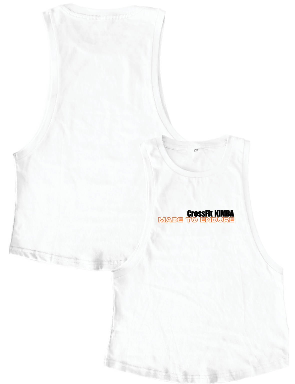 Ladies Muscle Tank Tops - Made to endure - Crossfit Kimba - AMRAP