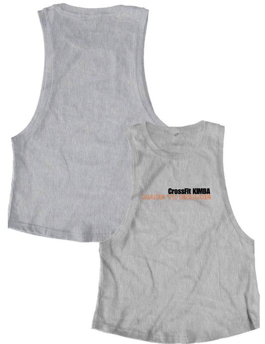 Ladies Muscle Tank Tops - Made to endure - Crossfit Kimba - AMRAP