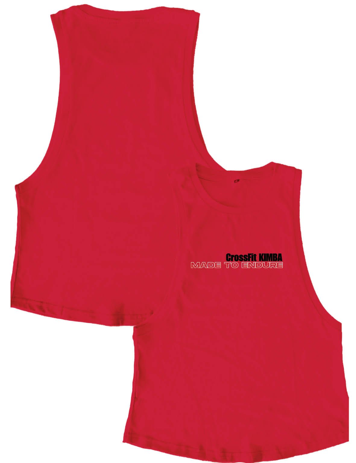 Ladies Muscle Tank Tops - Made to endure - Crossfit Kimba - AMRAP