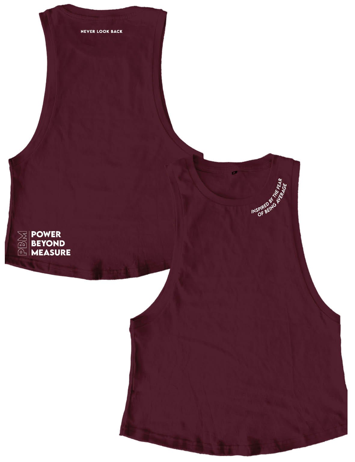 Ladies Muscle Tank Tops - Never look back - PBM - AMRAP