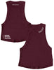Ladies Muscle Tank Tops - Never look back - PBM - AMRAP