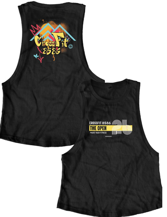 Ladies Muscle Tank Tops - Open 2026 - Crossfit 8586 - AMRAP