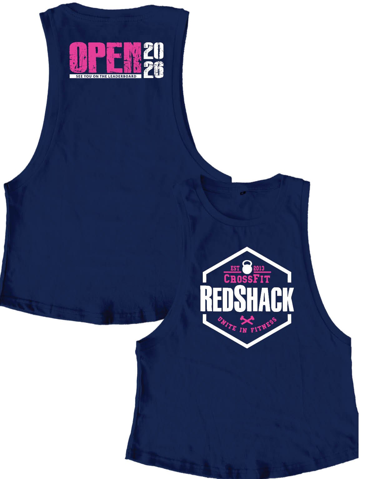 Ladies Muscle Tank Tops - Open 2026 - Crossfit Redshack - AMRAP