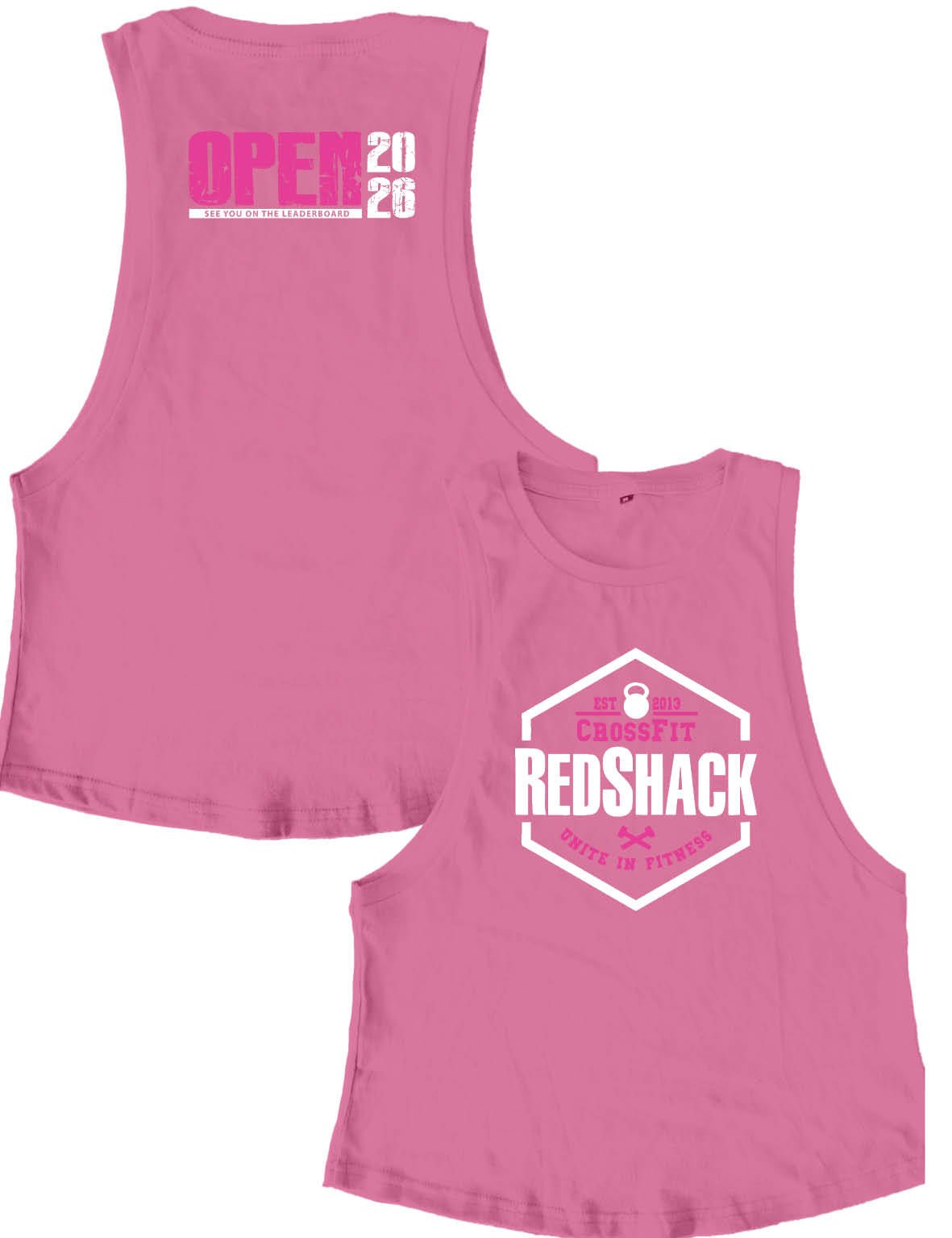Ladies Muscle Tank Tops - Open 2026 - Crossfit Redshack - AMRAP