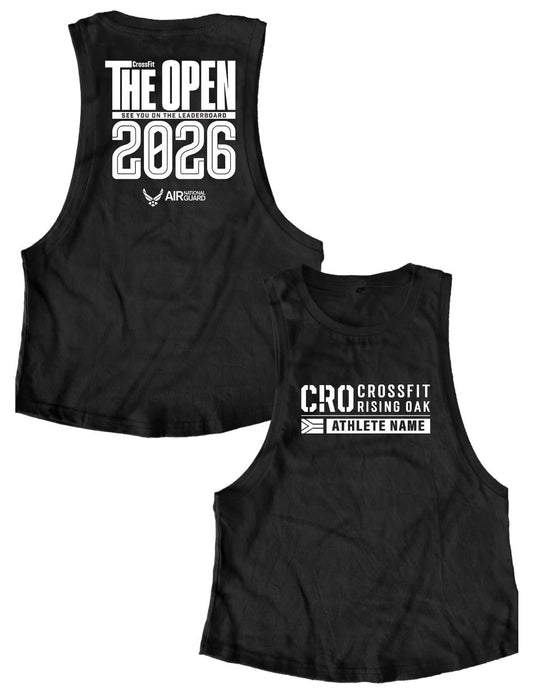 Ladies Muscle Tank Tops - Open 2026 - CrossFit Rising Oak - AMRAP