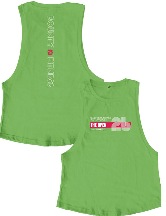 Ladies Muscle Tank Tops - Open 2026 Pink - Bounty - AMRAP