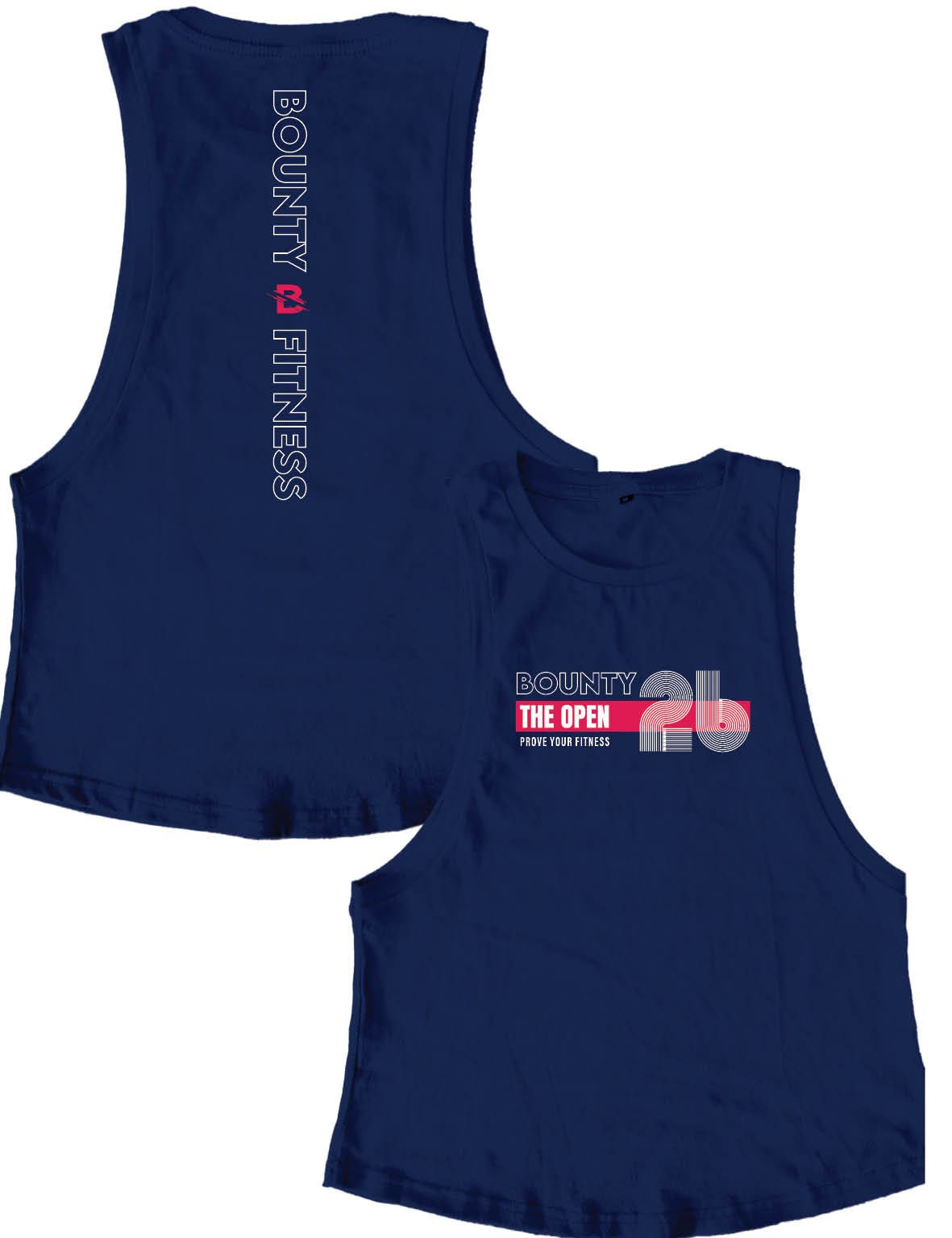 Ladies Muscle Tank Tops - Open 2026 Pink - Bounty - AMRAP