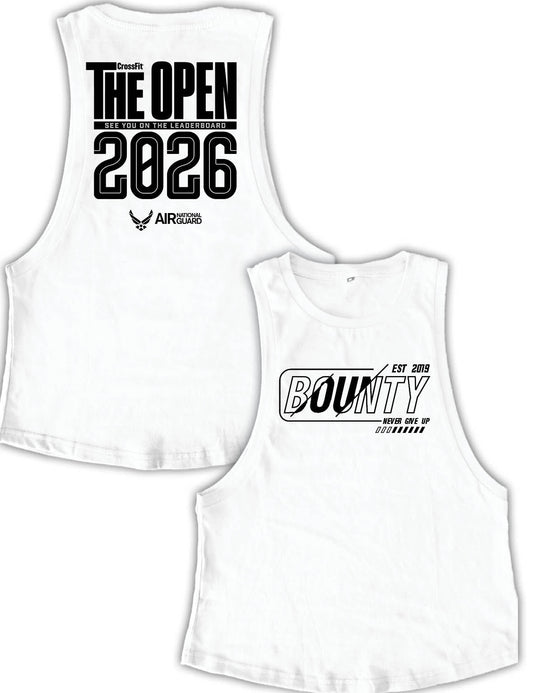 Ladies Muscle Tank Tops - Open 2026 Plain - Bounty - AMRAP