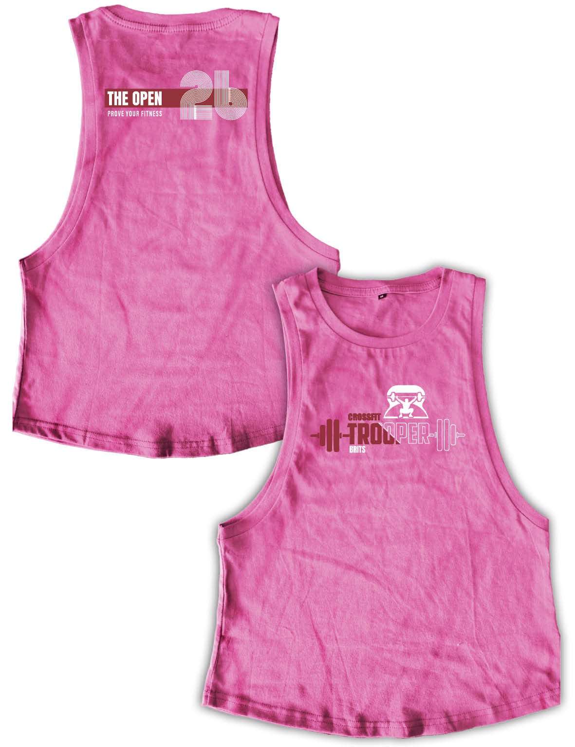 Ladies Muscle Tank Tops - Open 2026 Swirl - Trooper - AMRAP