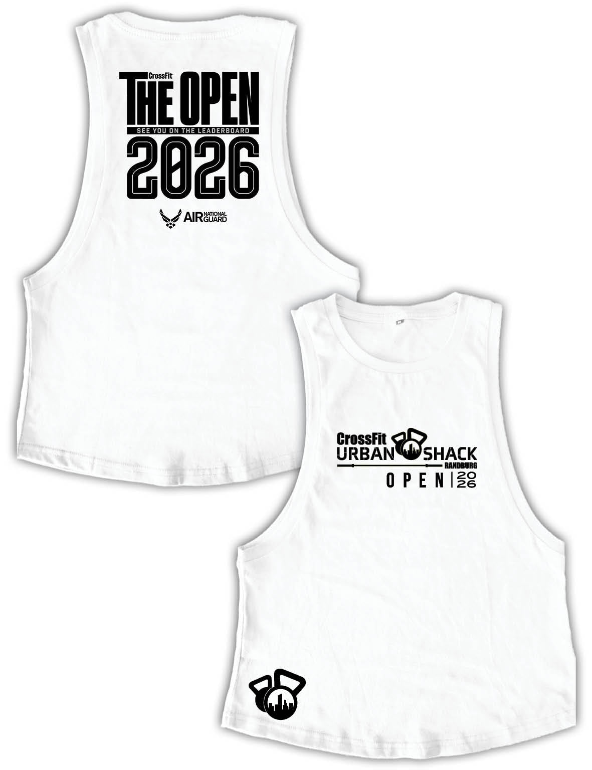 Ladies Muscle Tank Tops - Open 2026 - Urban Shack - AMRAP