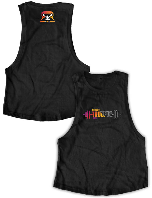 Ladies Muscle Tank Tops - Rainbow - Trooper - AMRAP