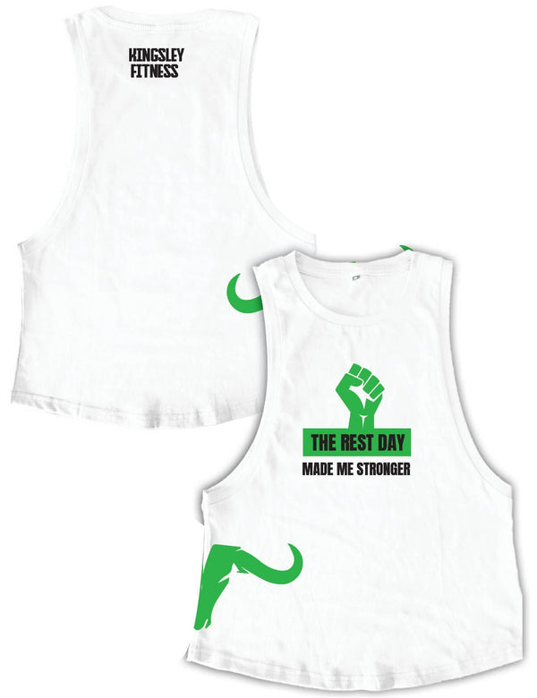 Ladies Muscle Tank Tops - Rest Day - Kingsley - AMRAP