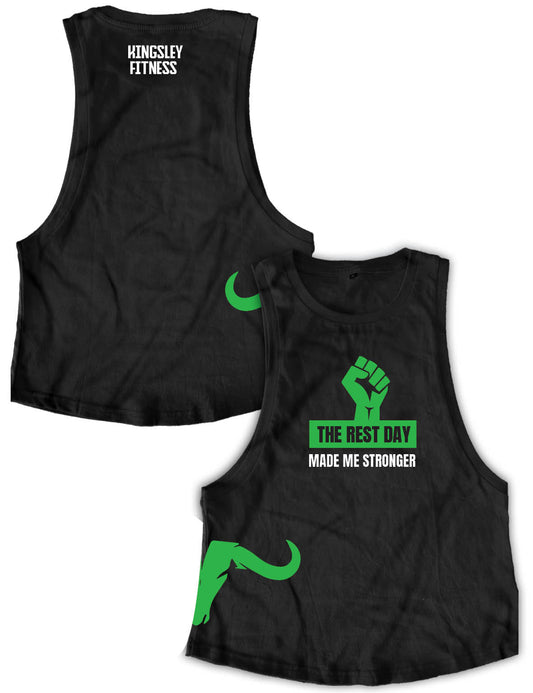 Ladies Muscle Tank Tops - Rest Day - Kingsley - AMRAP
