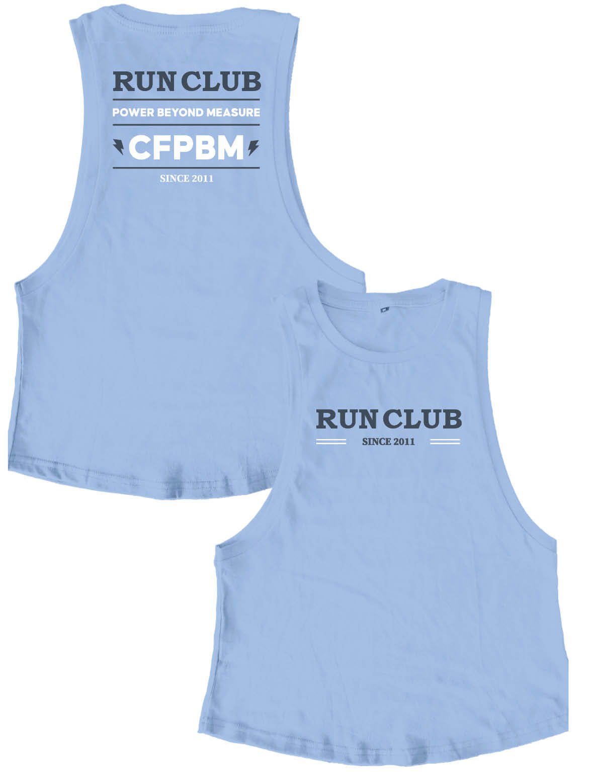 Ladies Muscle Tank Tops - Run Club - PBM - AMRAP