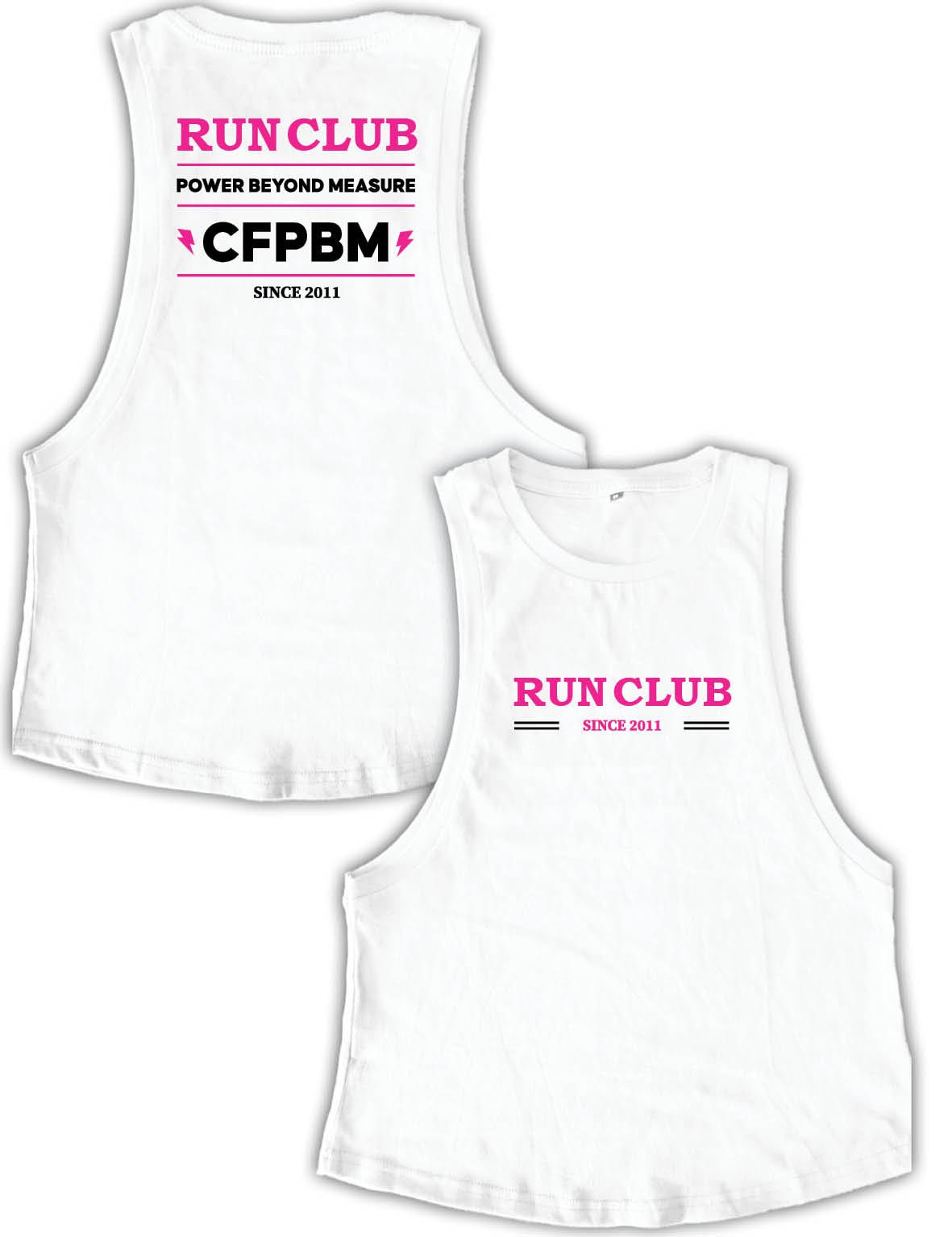 Ladies Muscle Tank Tops - Run Club - PBM - AMRAP