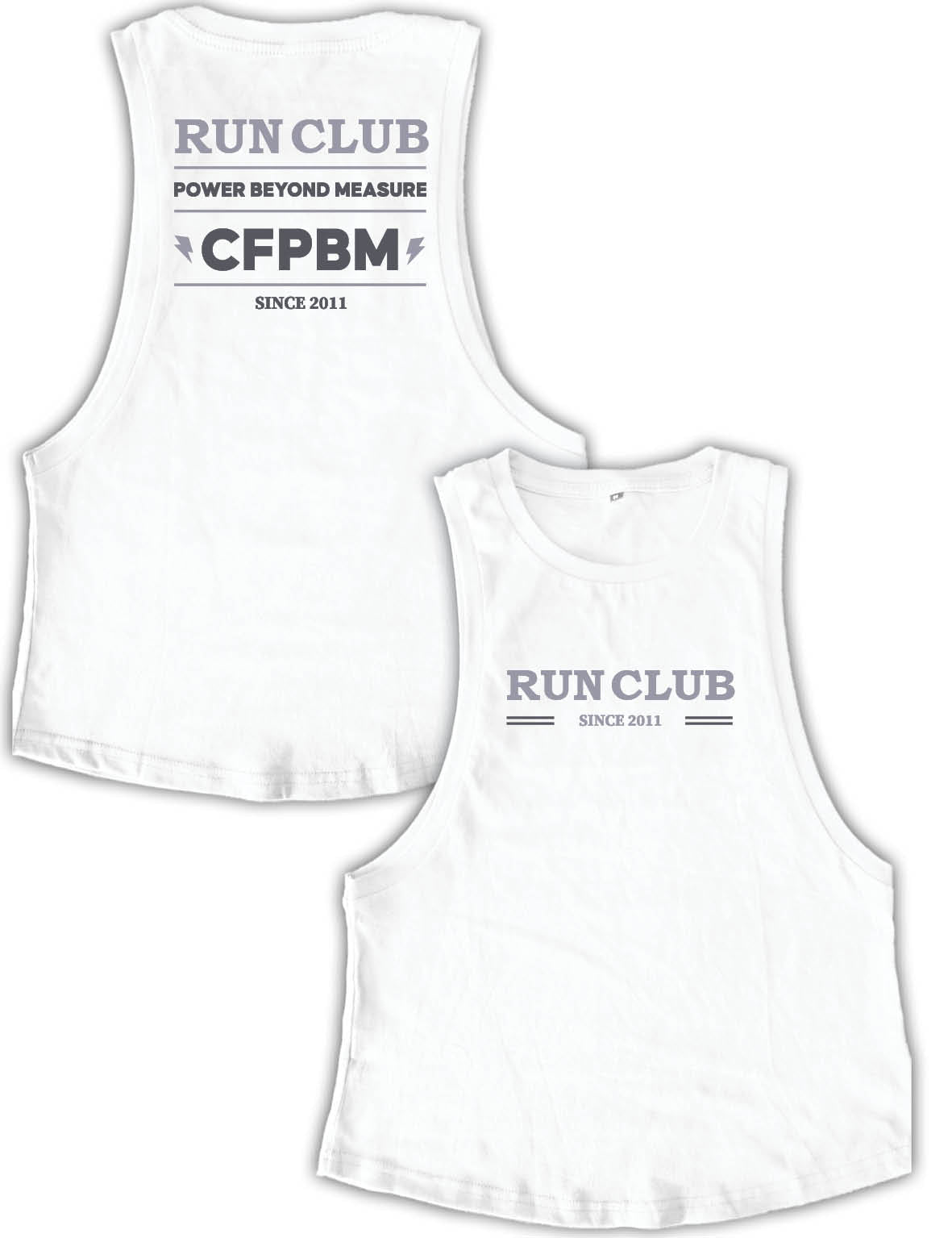 Ladies Muscle Tank Tops - Run Club - PBM - AMRAP