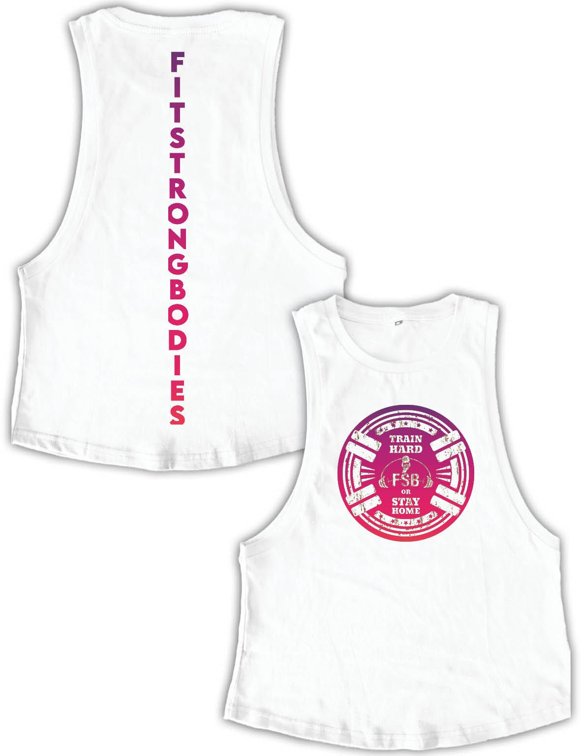 Ladies Muscle Tank Tops - Train Hard - FSB - AMRAP