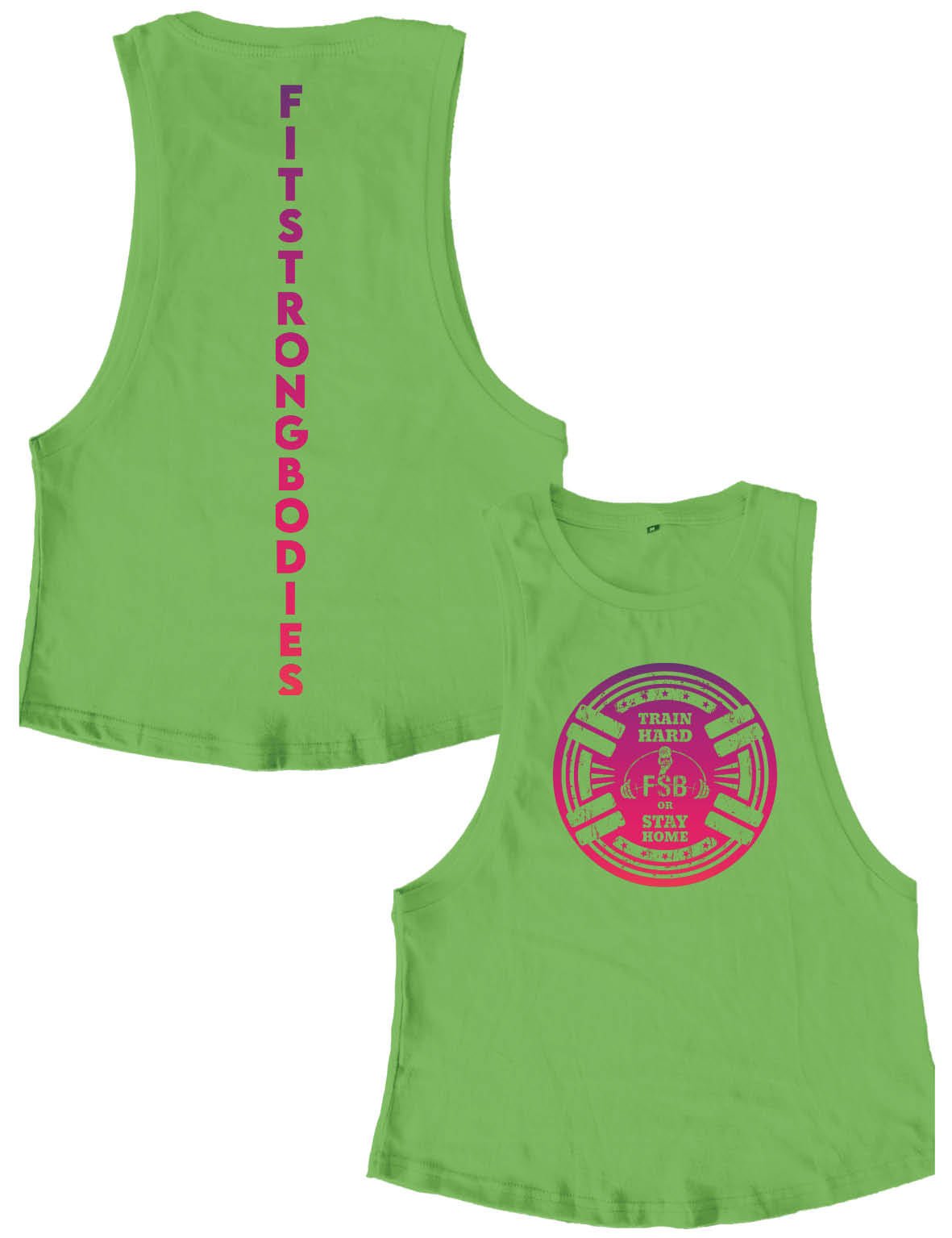 Ladies Muscle Tank Tops - Train Hard - FSB - AMRAP