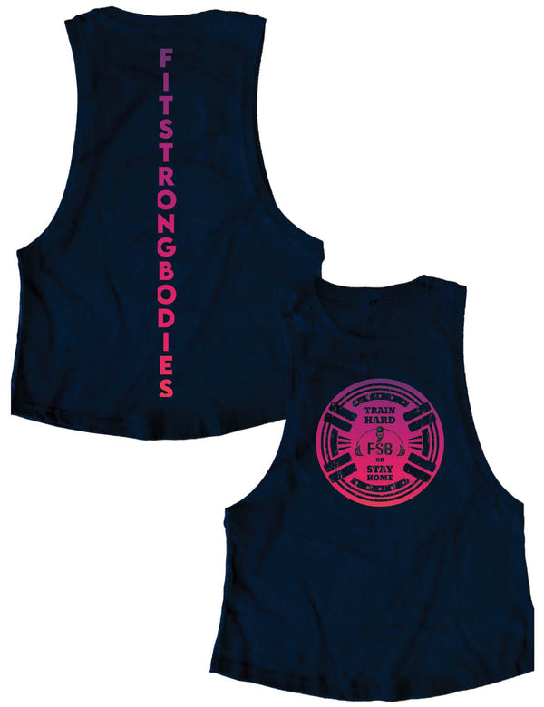 Ladies Muscle Tank Tops - Train Hard - FSB - AMRAP