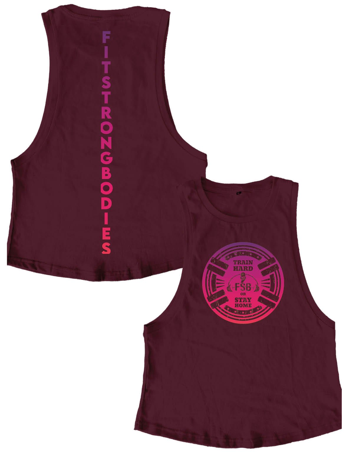 Ladies Muscle Tank Tops - Train Hard - FSB - AMRAP