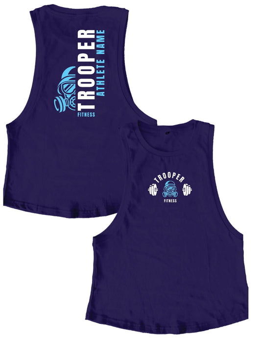 Ladies Muscle Tank Tops - Trooper Atllete - Trooper Fitness - AMRAP