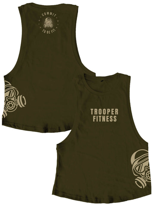 Ladies Muscle Tank Tops - Trooper Side - Trooper Fitness - AMRAP