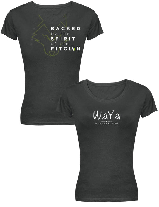 Ladies Premium Tee - Backed - Waya Fitness - AMRAP