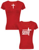 Ladies Premium Tee - Cross - Active Edge - AMRAP