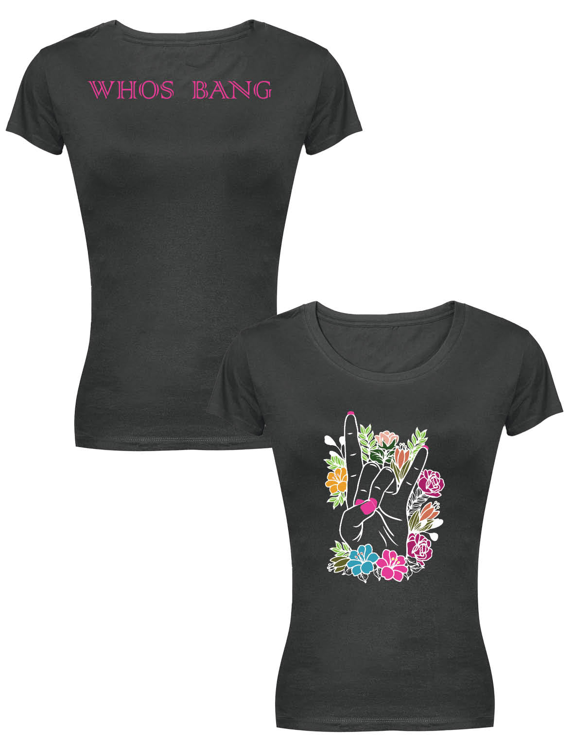 Ladies Premium Tee - Rock - Who's Bang - AMRAP