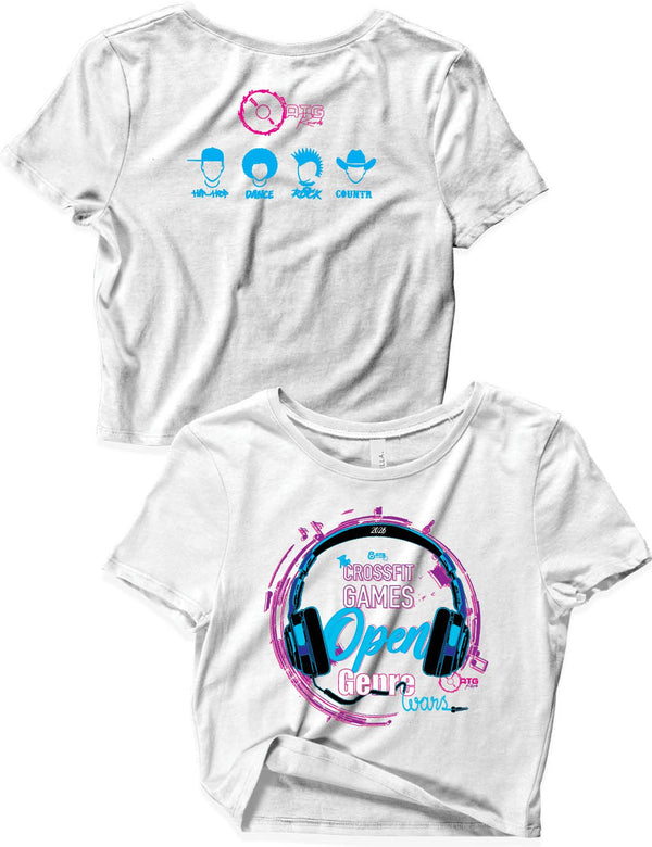Ladies White Crop Tops - Open 2026 - ATG - AMRAP