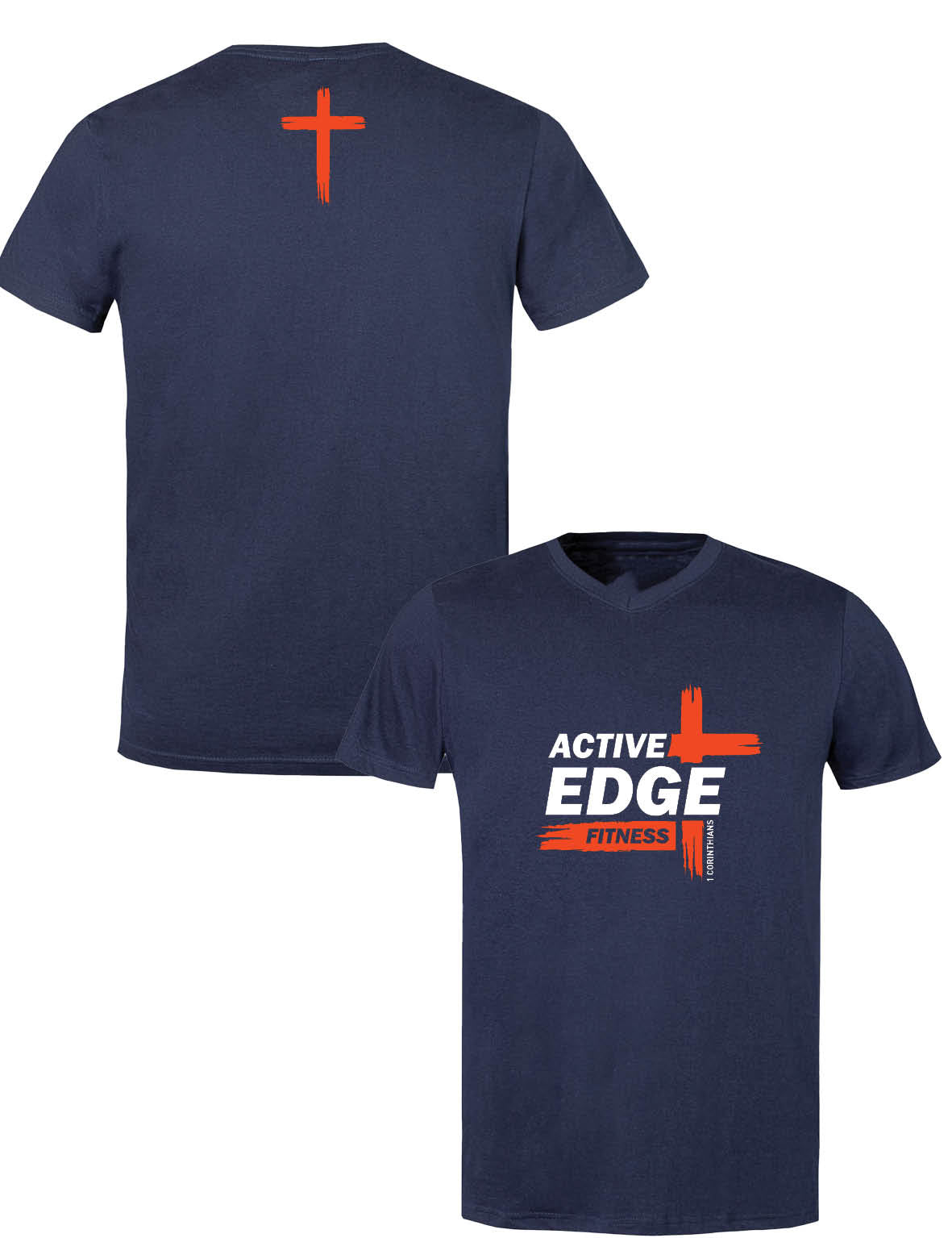 Men's V - Neck - Cross - Active Edge - AMRAP