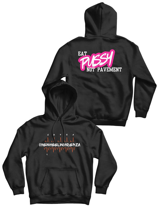 Unisex Black Hoodie 280g - Not Pavement - OneWheelWonderZA - AMRAP INDUSTRIES