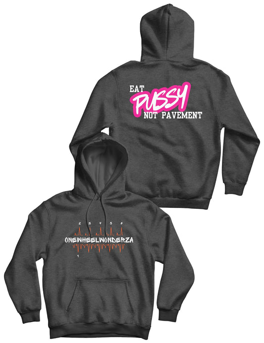 Unisex Charcoal Melange Hoodie 280g - Not Pavement - OneWheelWonderZA - AMRAP INDUSTRIES