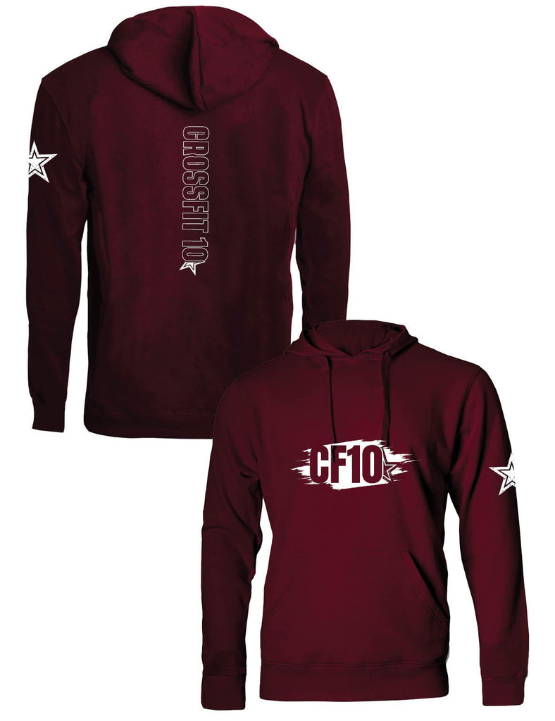 Unisex Hoodie 240g - Backbone - Crossfit 10 Star - AMRAP