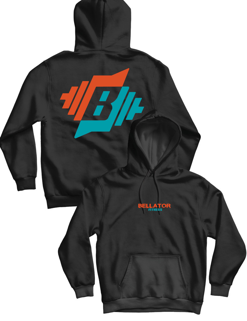Unisex Hoodie 240g - Big Logo - Bellator Fitness - AMRAP