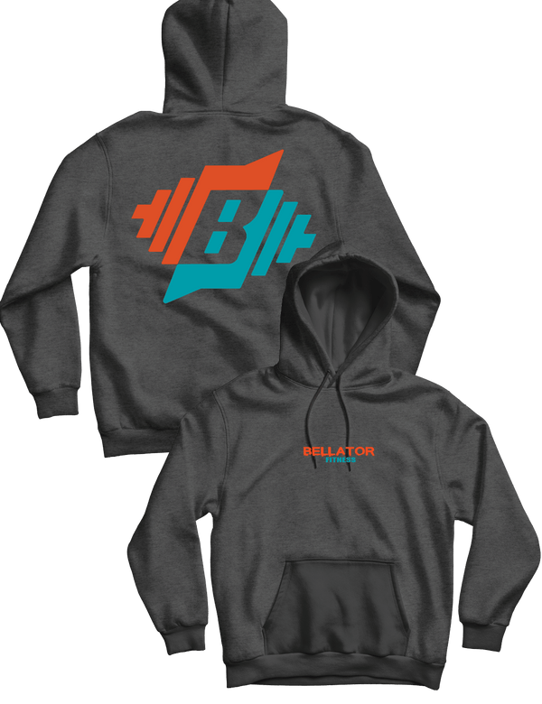 Unisex Hoodie 240g - Big Logo - Bellator Fitness - AMRAP