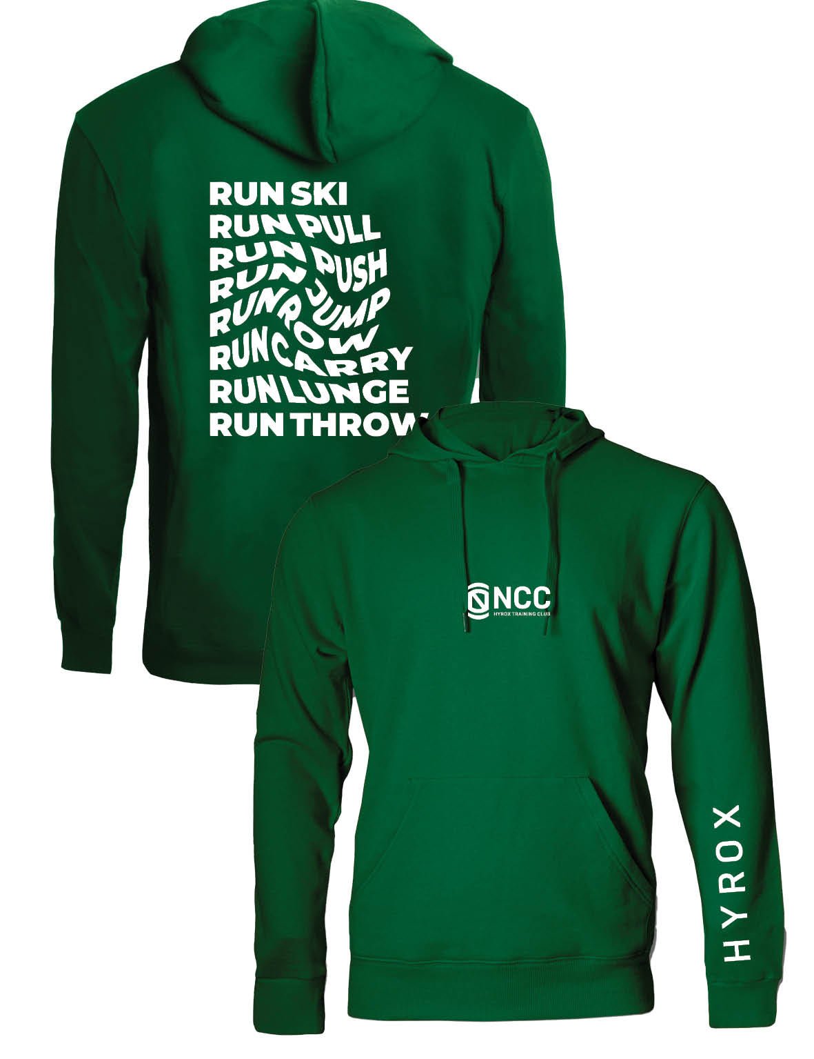 Unisex Hoodie 240g - Run Pull Ski - NCC - AMRAP