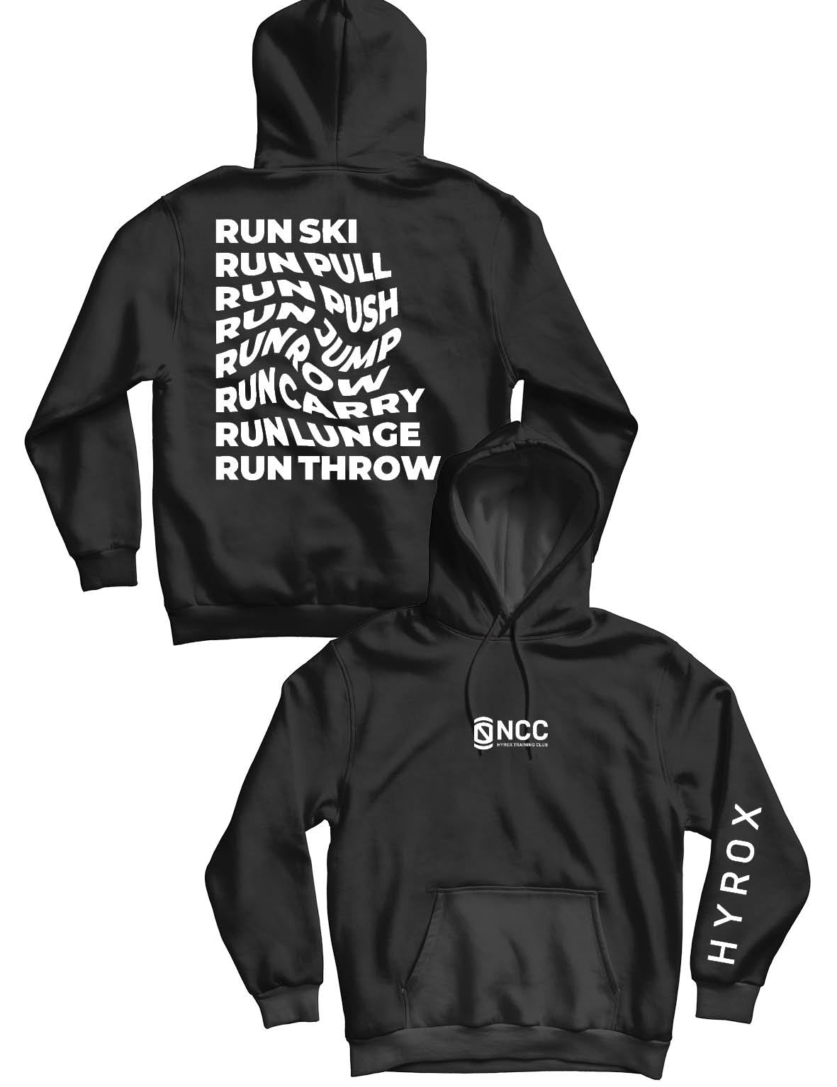 Unisex Hoodie 240g - Run Pull Ski - NCC - AMRAP