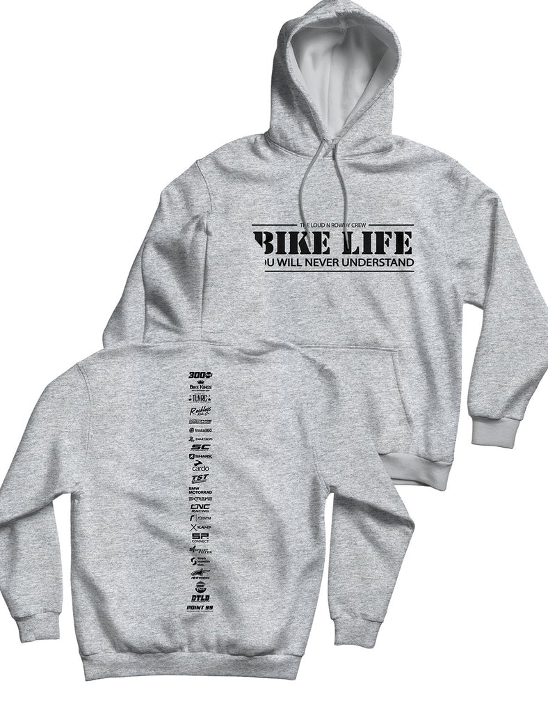 Unisex Hoodie 280g - Backbone - Bike Life - AMRAP INDUSTRIES