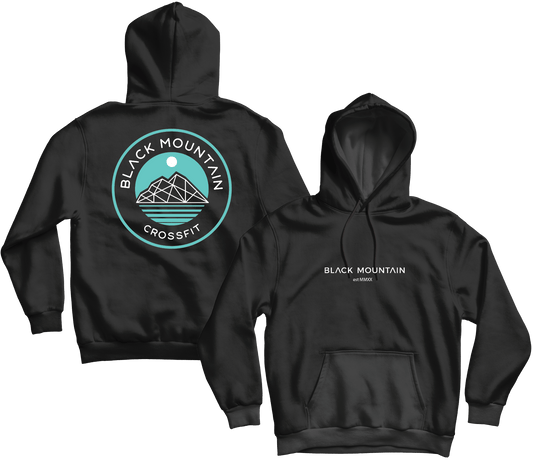 Unisex Hoodie 280g - Circle - Black Mountain - AMRAP