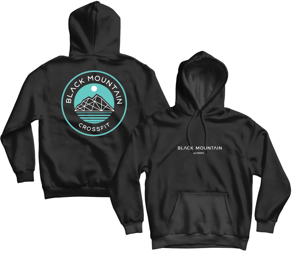 Unisex Hoodie 280g - Circle - Black Mountain - AMRAP