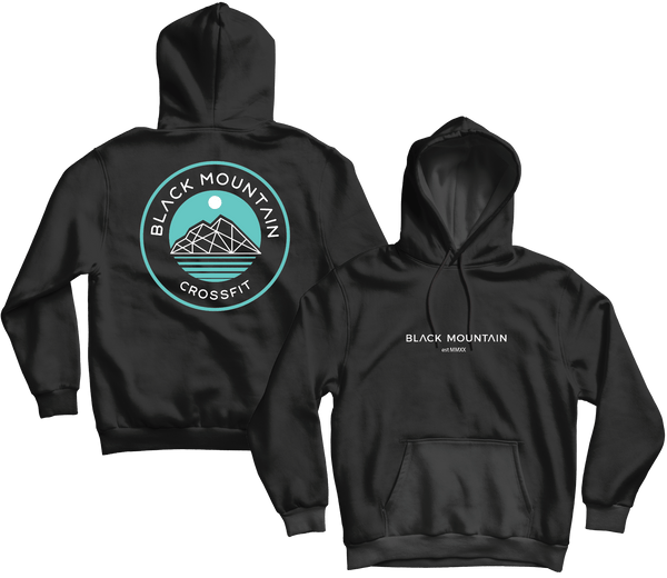 Unisex Hoodie 280g - Circle - Black Mountain - AMRAP