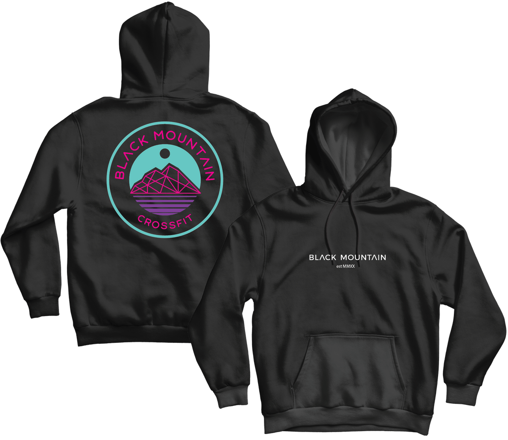 Unisex Hoodie 280g - Circle - Black Mountain - AMRAP