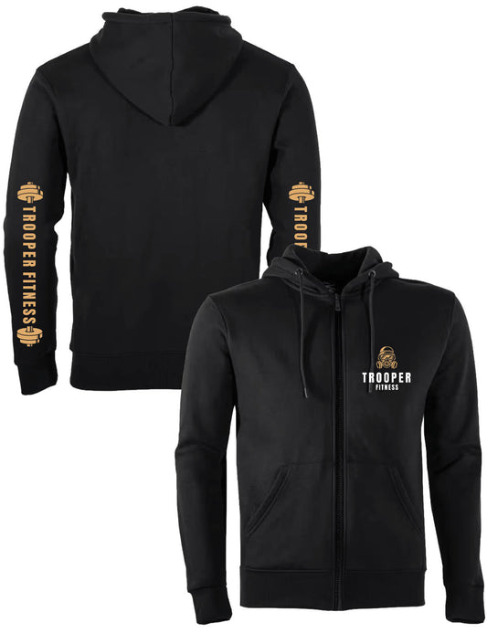 Unisex Zipped Hoodie 300gsm - Trooper Fitness - Harties - AMRAP