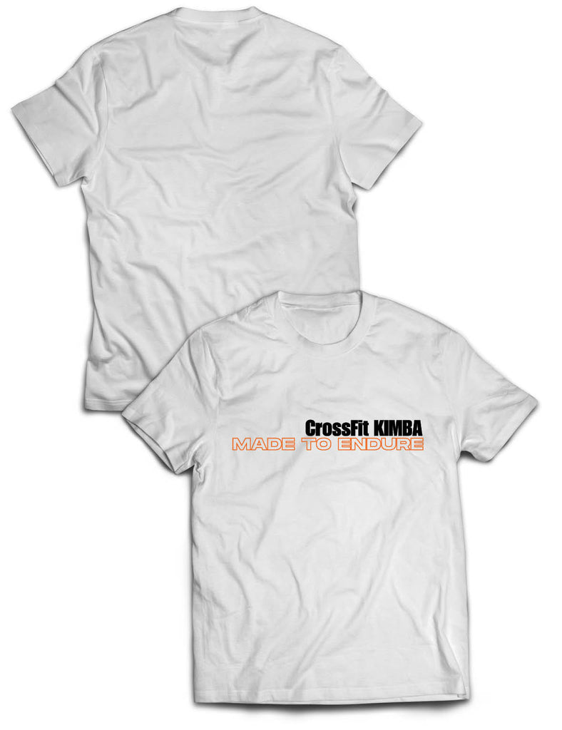 Universal Black Premium Tee - Made to Endure Flagship - CrossFit Kimba - AMRAP