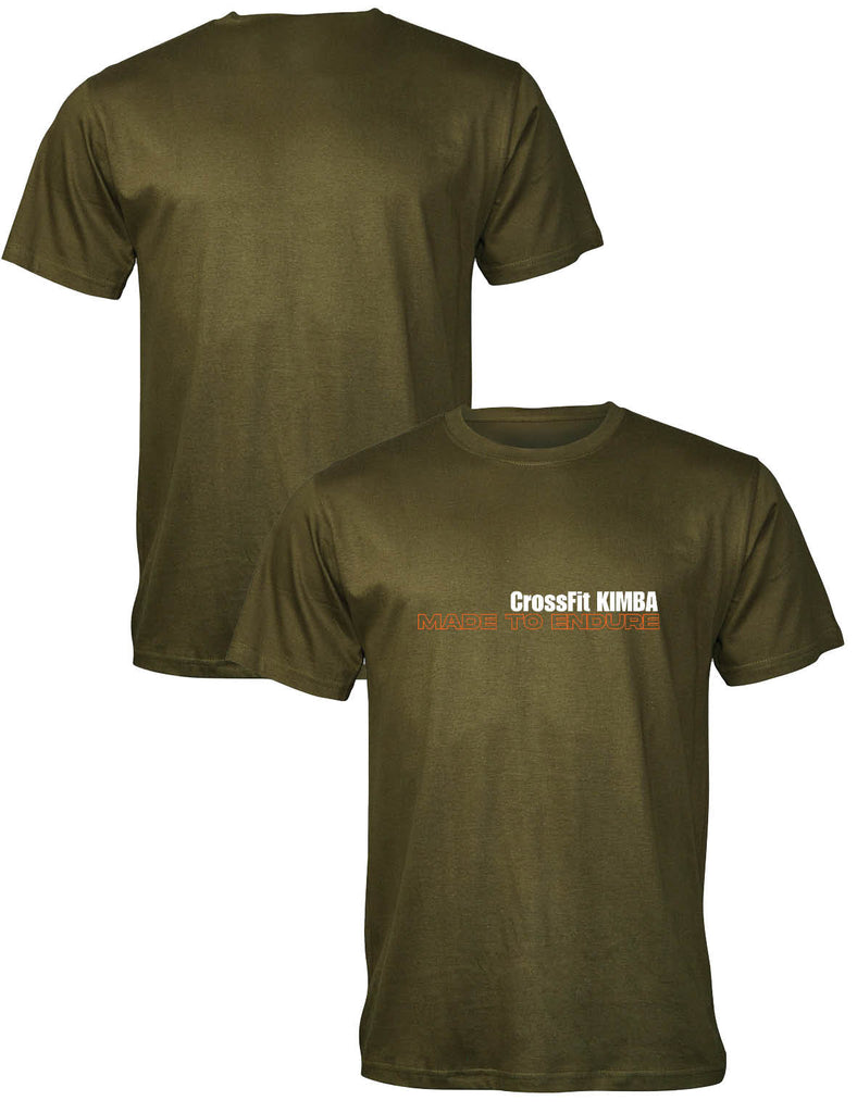 Universal Black Premium Tee - Made to Endure Flagship - CrossFit Kimba - AMRAP
