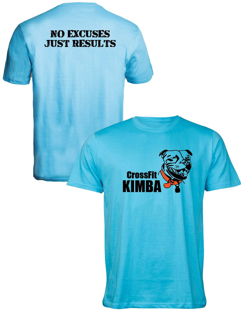 Universal Black Premium Tee - No Excuses - CrossFit Kimba - AMRAP