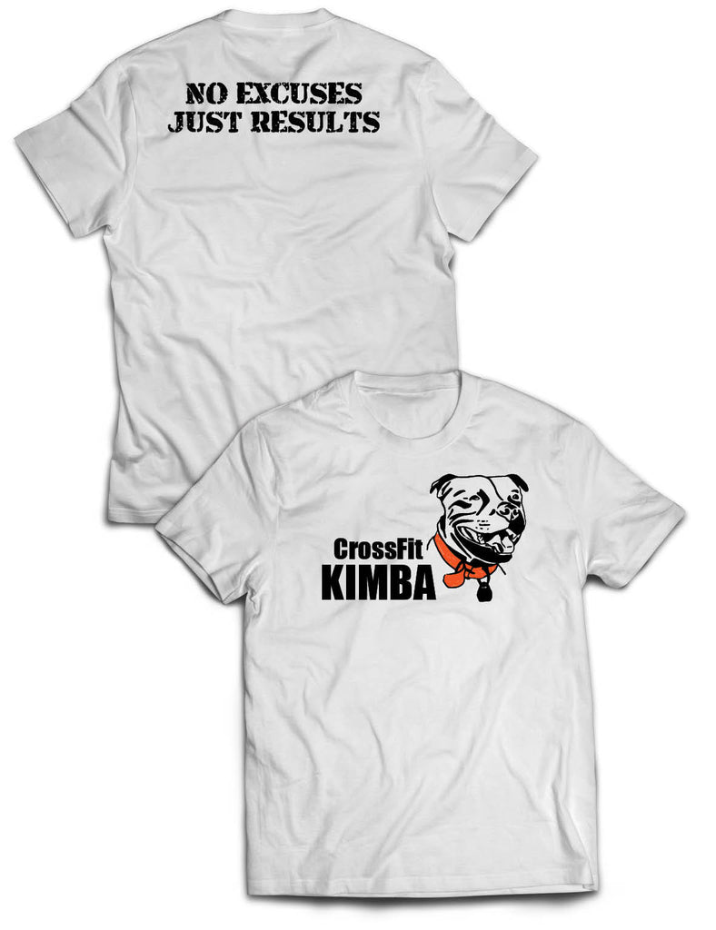 Universal Black Premium Tee - No Excuses - CrossFit Kimba - AMRAP