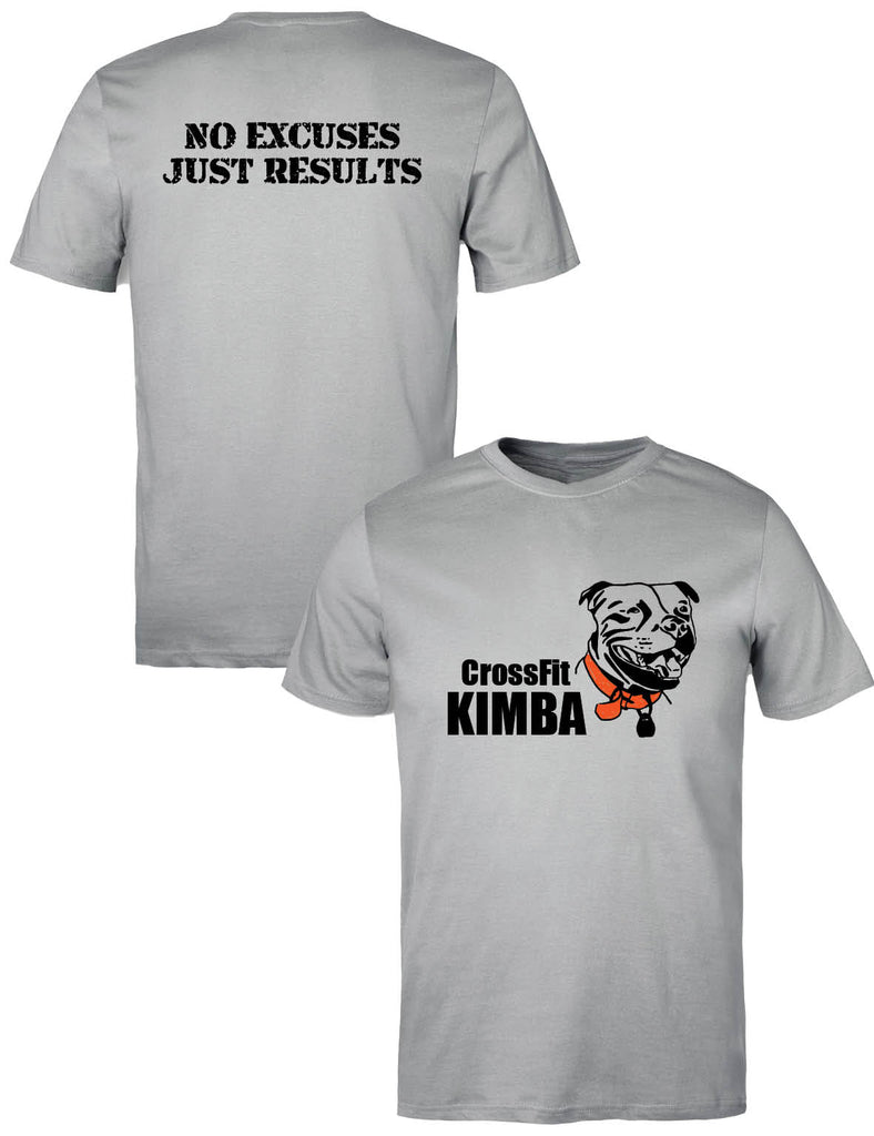 Universal Black Premium Tee - No Excuses - CrossFit Kimba - AMRAP